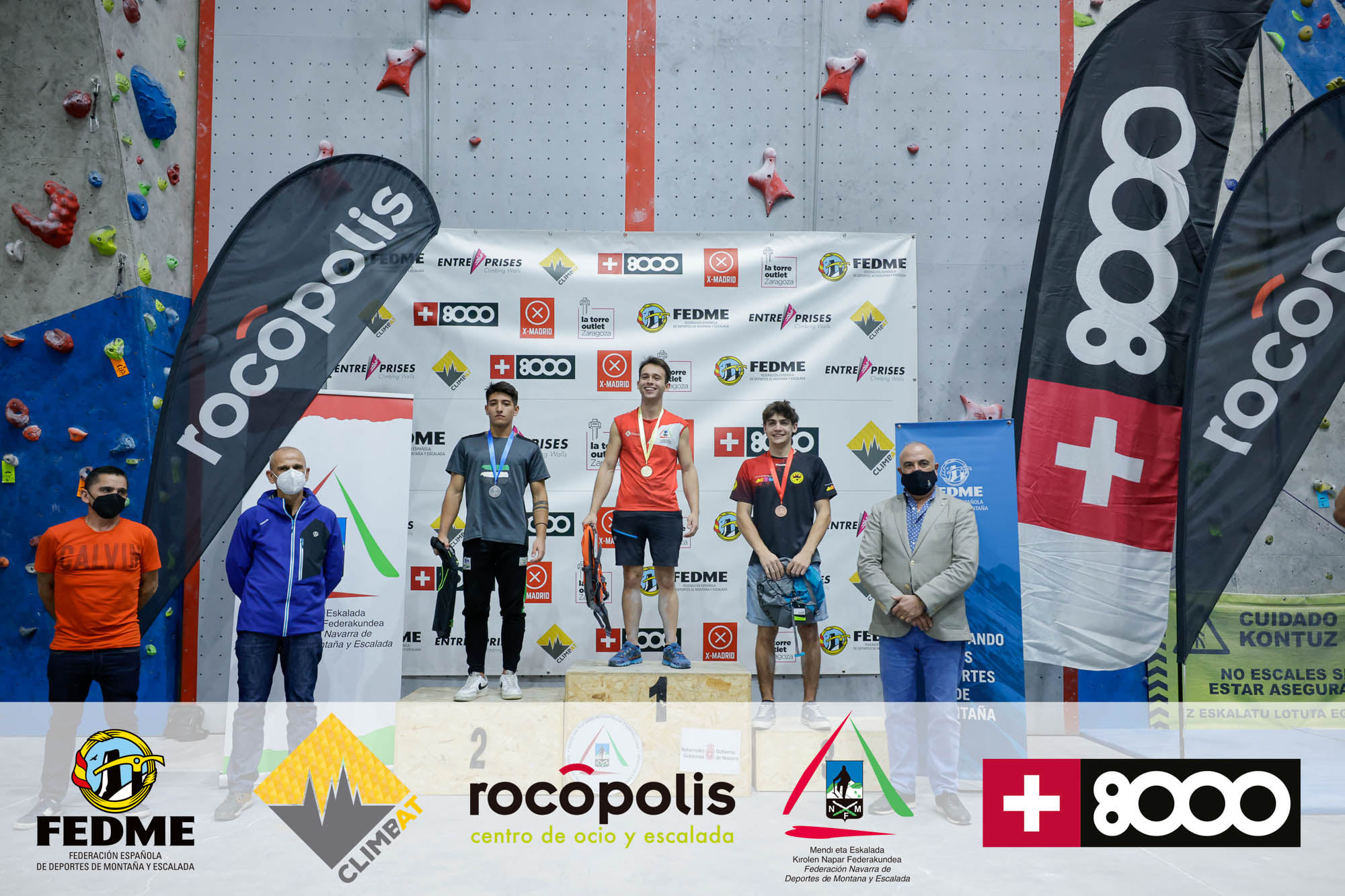 MEDALLAS NAVARRAS EN LOS CAMPEONATOS DE ESPAÑA DE ESCALADA